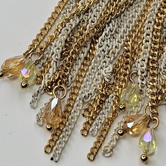 Colourful Long Tassel Earrings - Picture 8 of 9